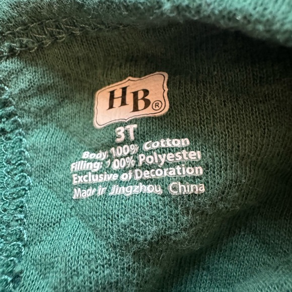 HB Kids Plaid Dress Green Black Gold Excellent Like New Condition Girls - Picture 3 of 6